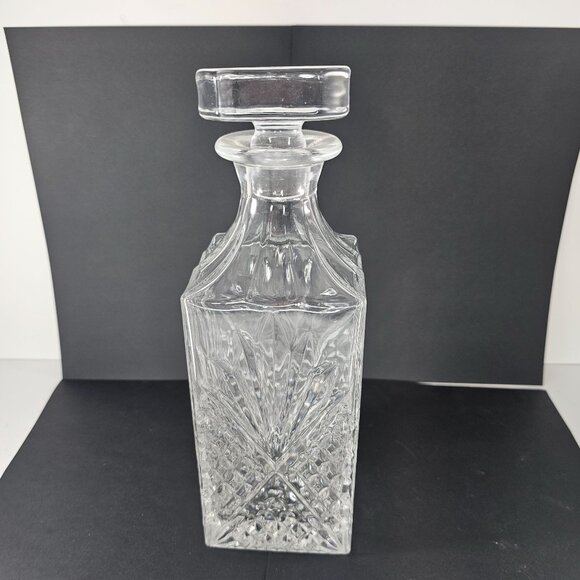 Vintage Cut Glass Whiskey Decanter With Stopper - Picture 8 of 8